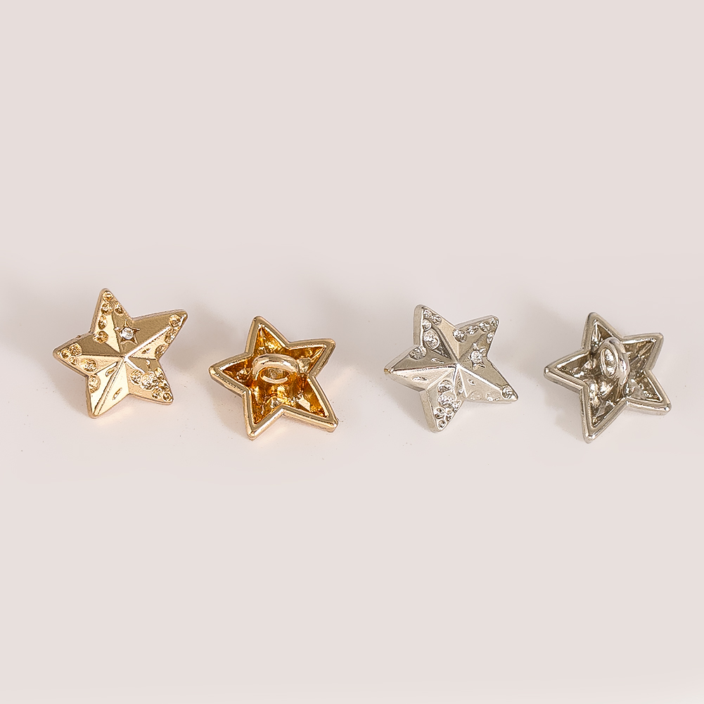 Embellish Craft - Pack de boutons étoile à cinq