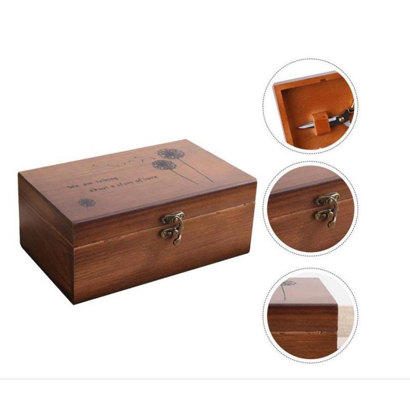 Craft Embellishment Storage - Organisateur d'accessoires de couture en bois,