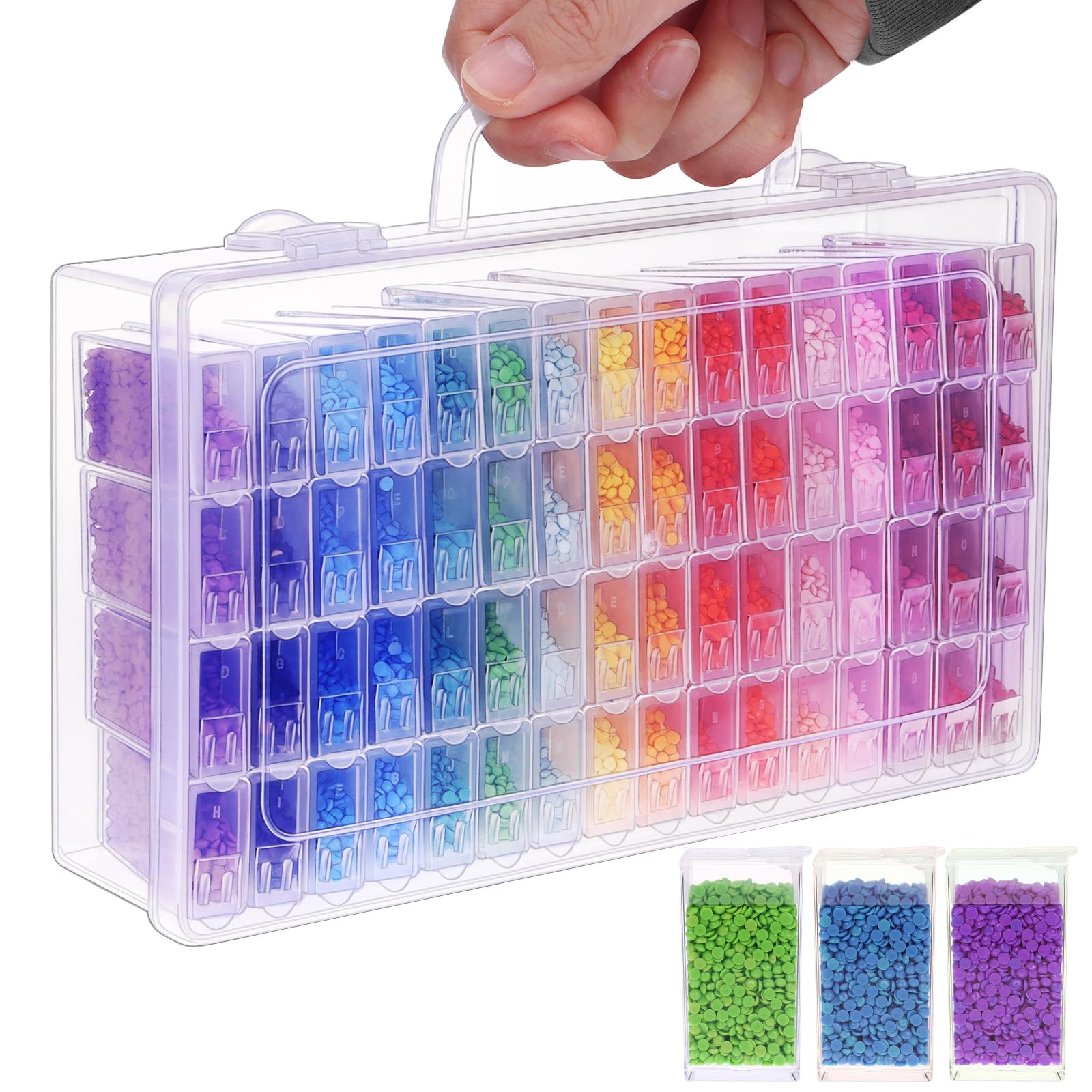 Craft Embellishment Storage - Boîte de rangement pour peinture au