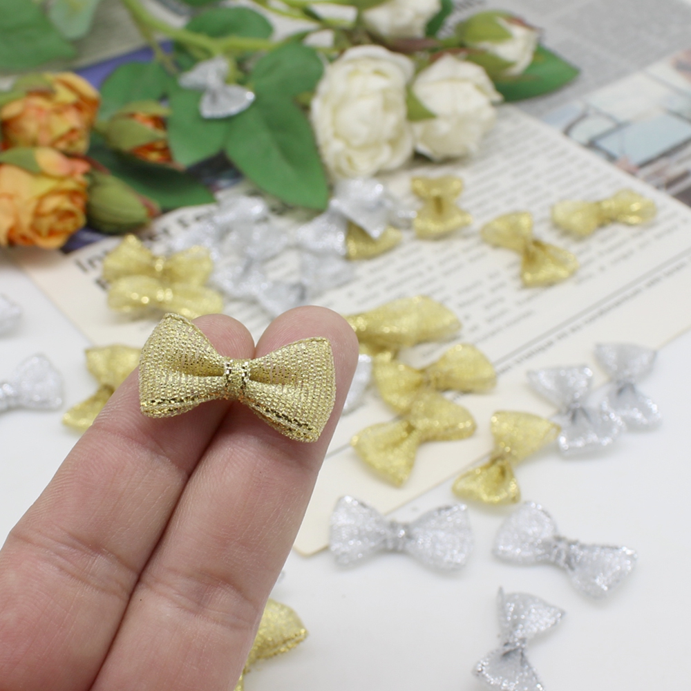 Embellishments For Scrapbooking - 50/100 pièces de nœuds en ruban