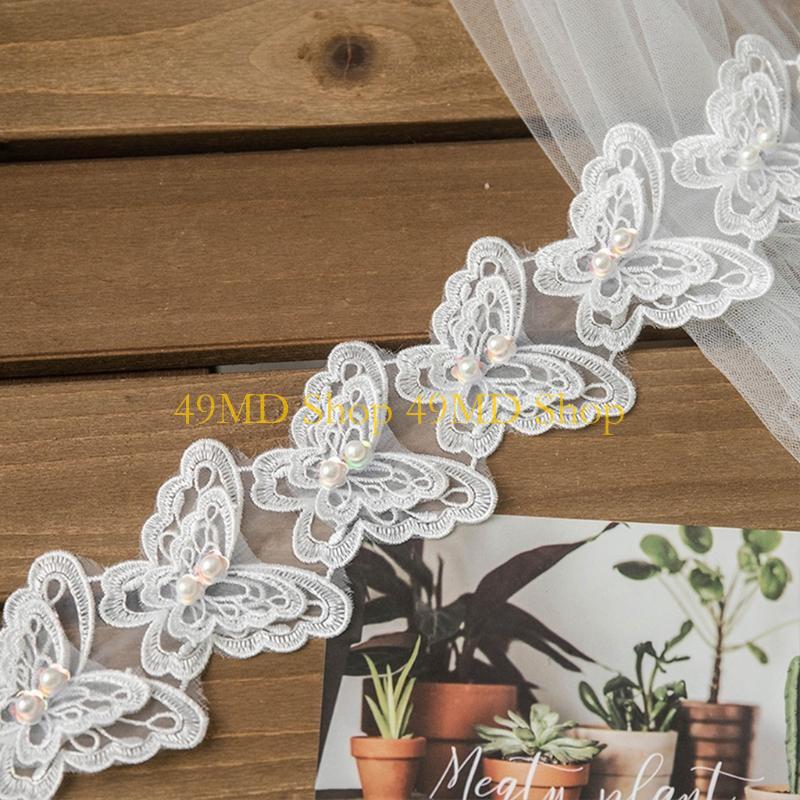 Lace Ribbon Trim - Nœud papillon brodé en dentelle, 1