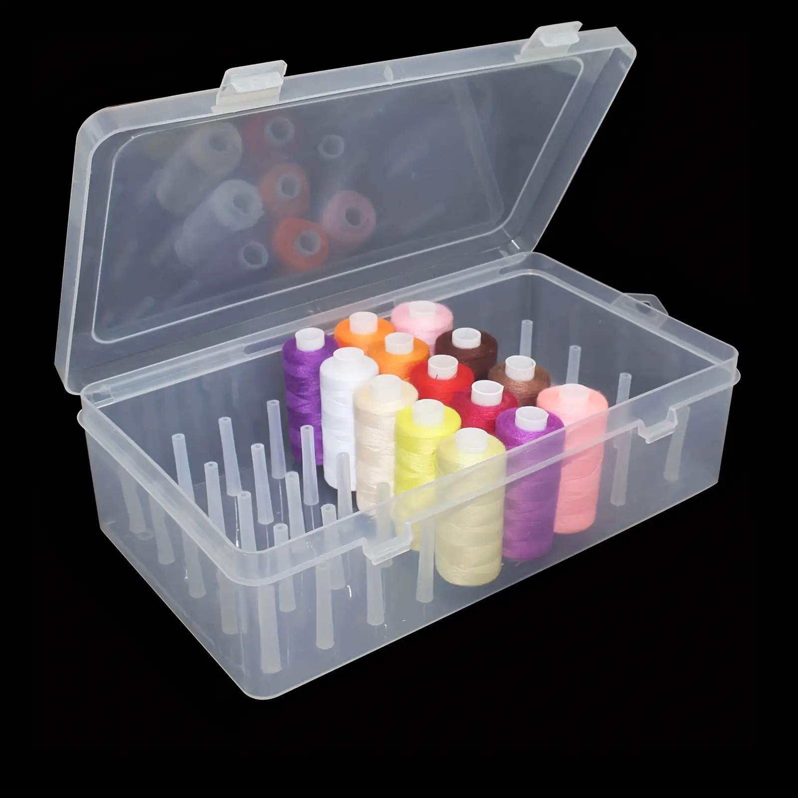 Craft Embellishment Storage - Boîte de rangement transparente en plastique