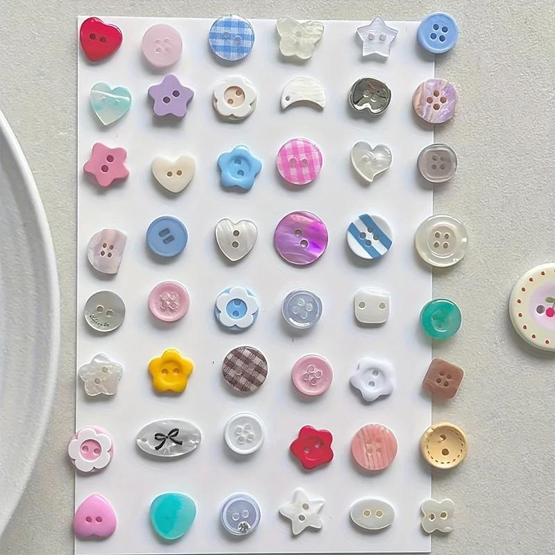 Embellishments For Scrapbooking - 10 pièces de boutons de couture
