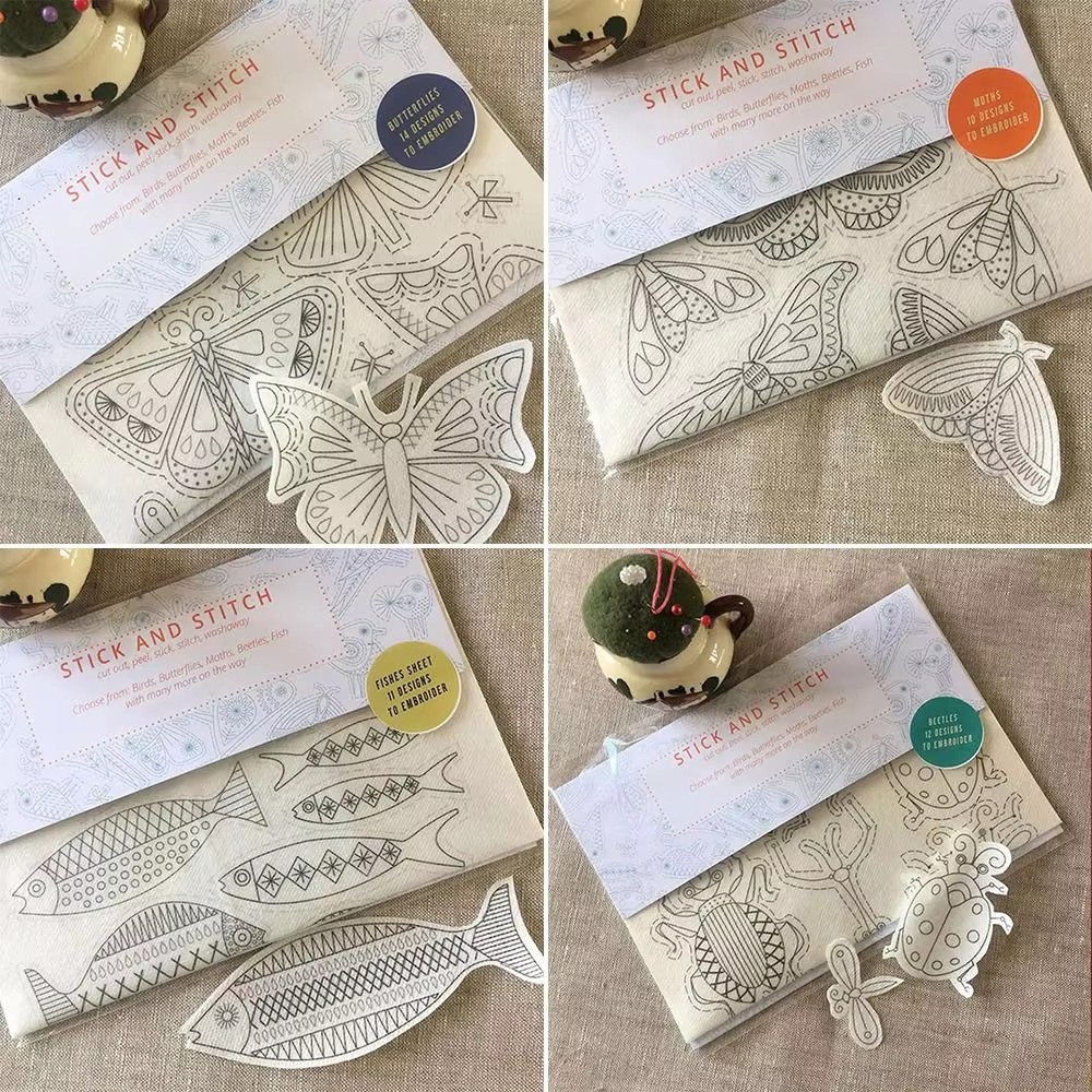Embroidery Craft - Papier de transfert soluble dans l'eau,