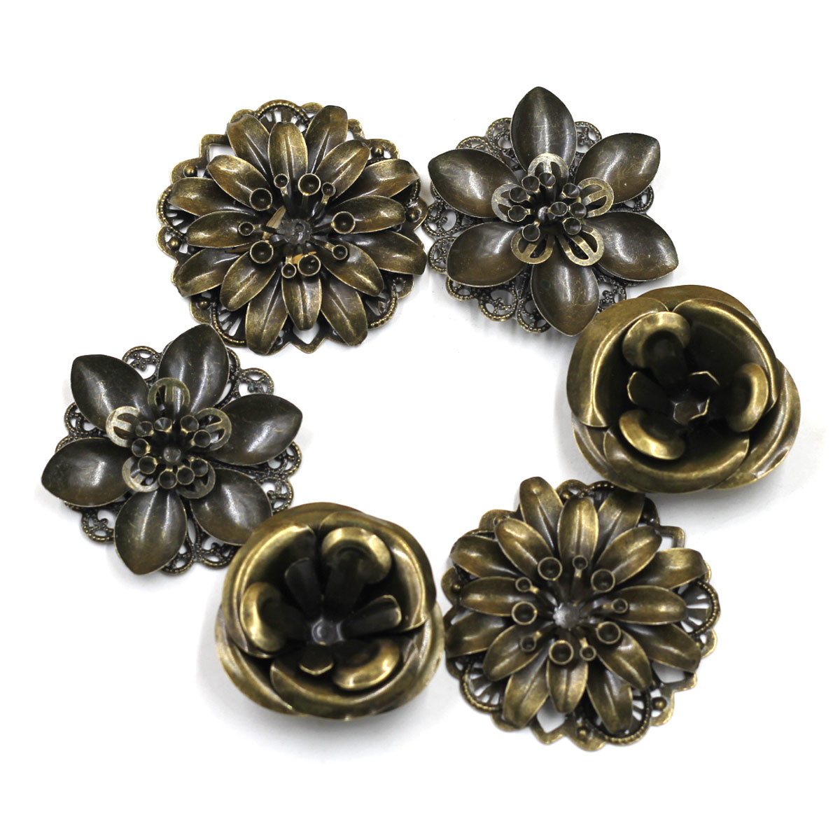 Embellish Craft - Combinaison d'embellissements à motifs de fleurs,