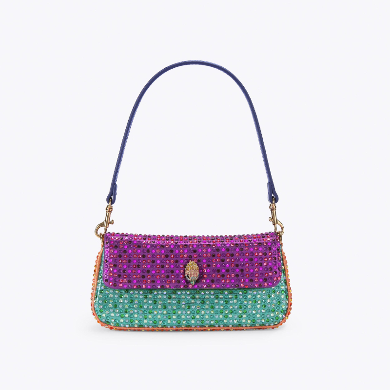 Sequin Fabric Panel - Sac à bandoulière de luxe pour