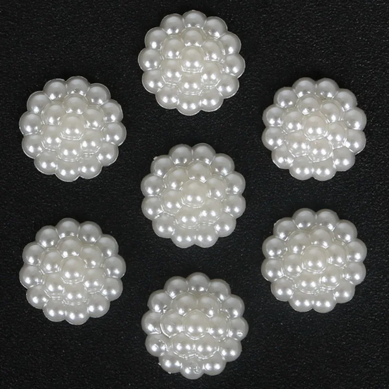 Embellishment Glue Craft - 80 pièces/lot de perles plates pour