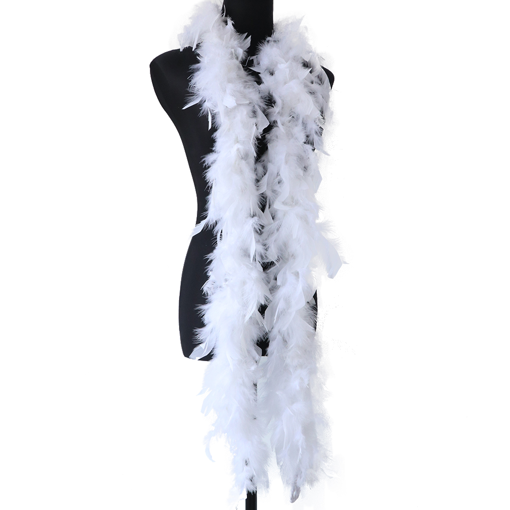 Boa en Plumes Blanches Moelleu - Feather Trim Marabou avis et prix