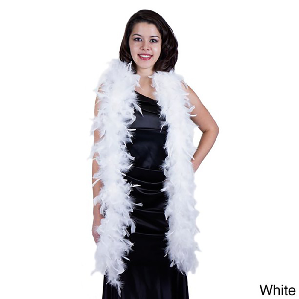 Boa en Plumes Blanches Moelleu - Feather Trim Marabou avis et prix