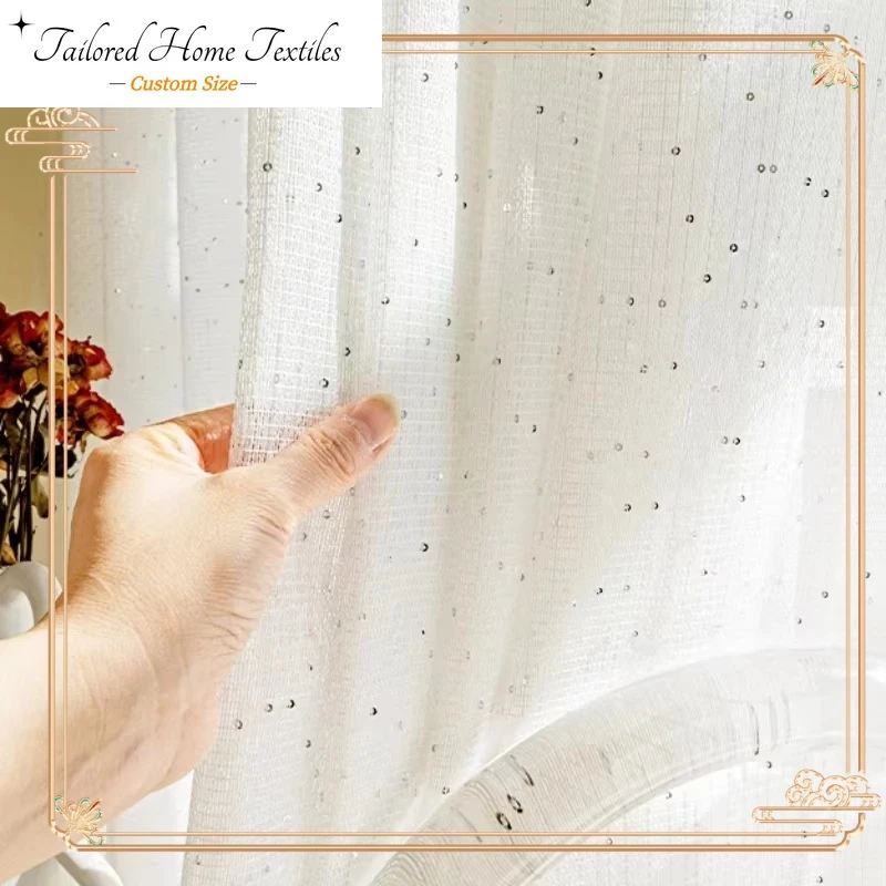 Rideaux transparents français  - Sequin Fabric Panel avis et prix