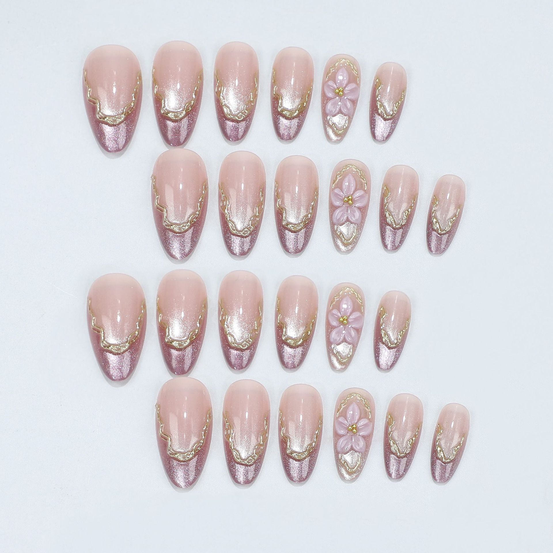 Faux ongles 3D fleuris avec ef - Embroidery Embellishments avis et prix
