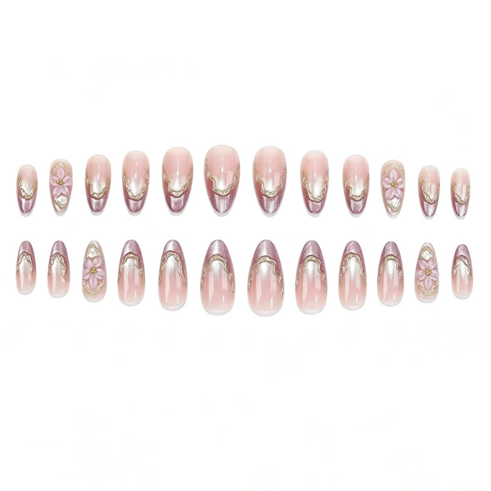 Faux ongles 3D fleuris avec ef - Embroidery Embellishments avis et prix