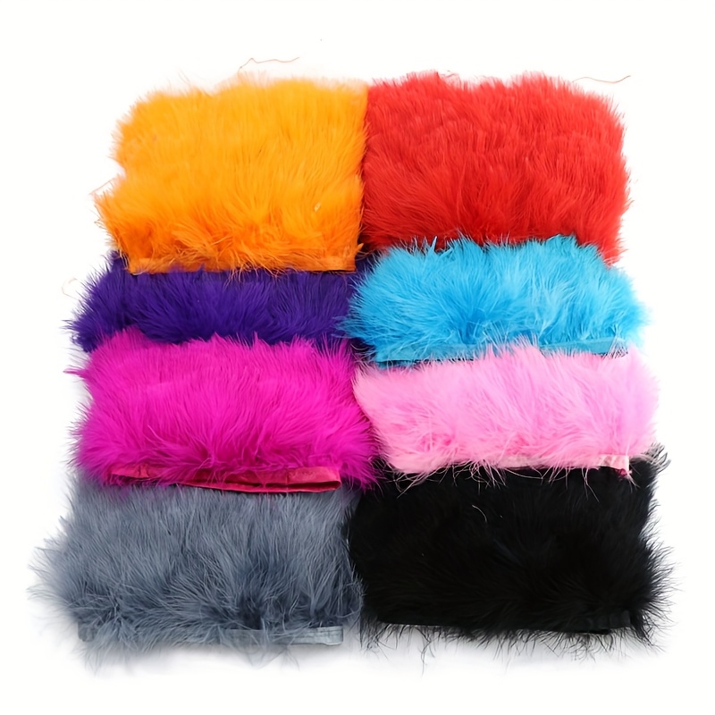 Ruban à franges en plumes de d - Feather Trim Marabou avis et prix