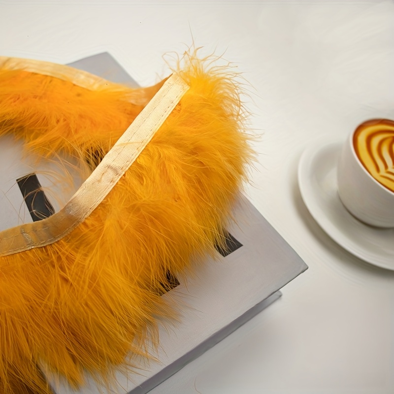 Ruban à franges en plumes de d - Feather Trim Marabou avis et prix