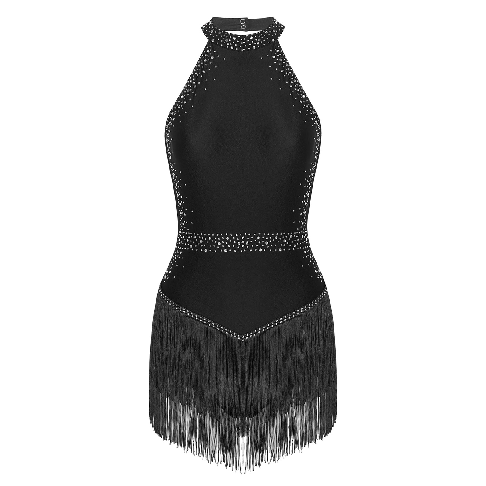 Robe de danse pour femmes avec - Rhinestone Banding Trim avis et prix