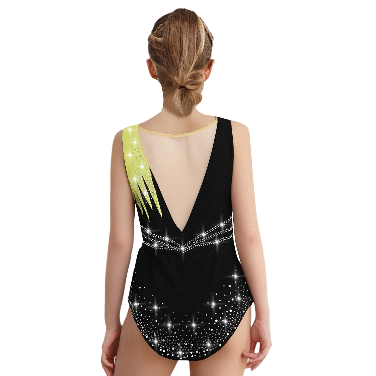 Justaucorps de gymnastique ryt - Rhinestone Banding Trim avis et prix