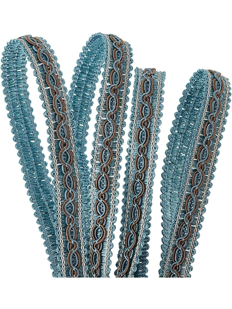 Tirm tressé bleu pour la coutu - Fringe Ribbon Sewing avis et prix