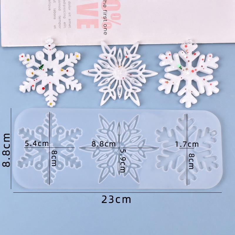Ornement de flocon de neige cr - Christmas Craft Embellishment avis et prix