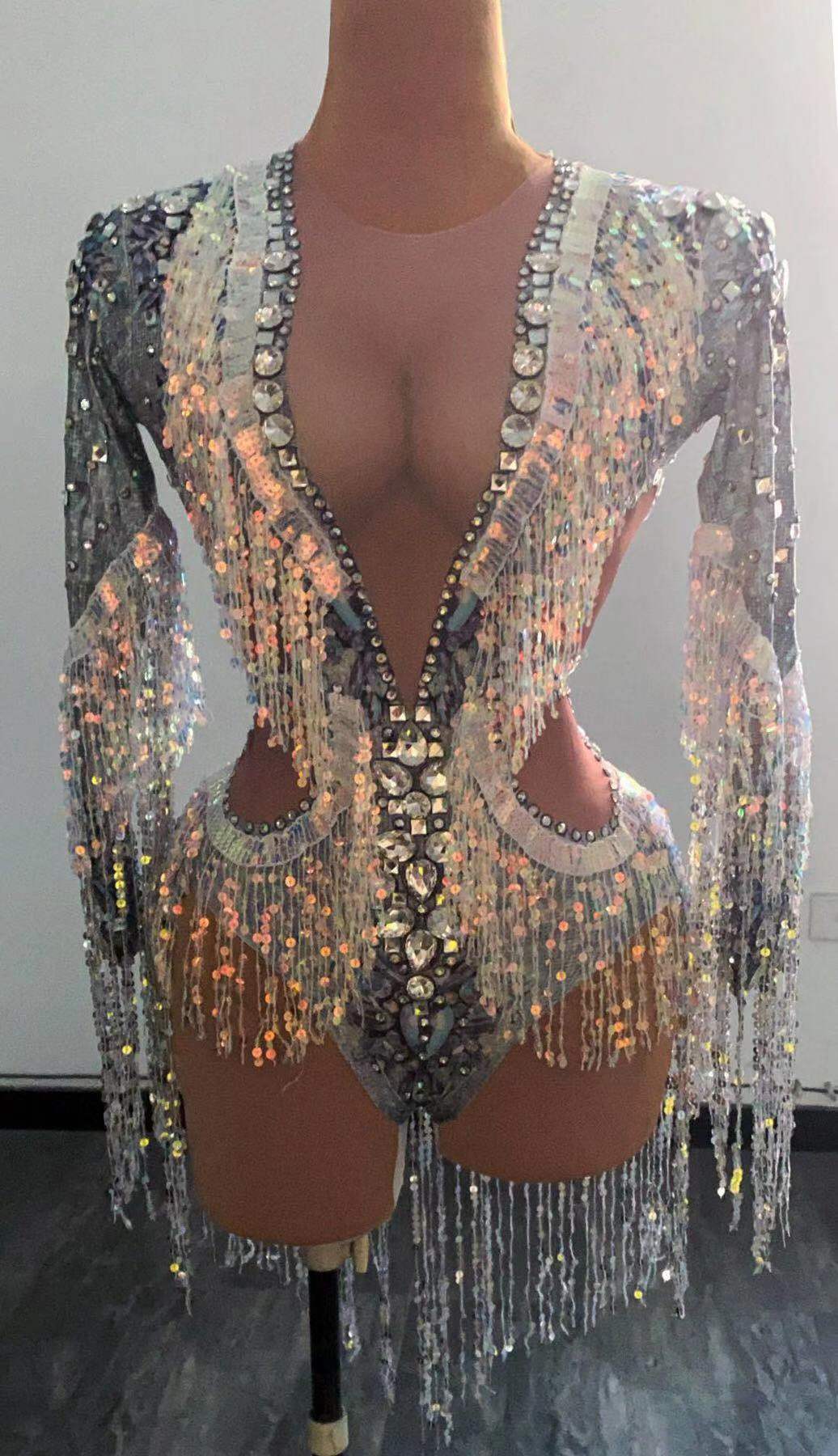 Combinaison à Franges de brevp - Rhinestone Banding Trim avis et prix