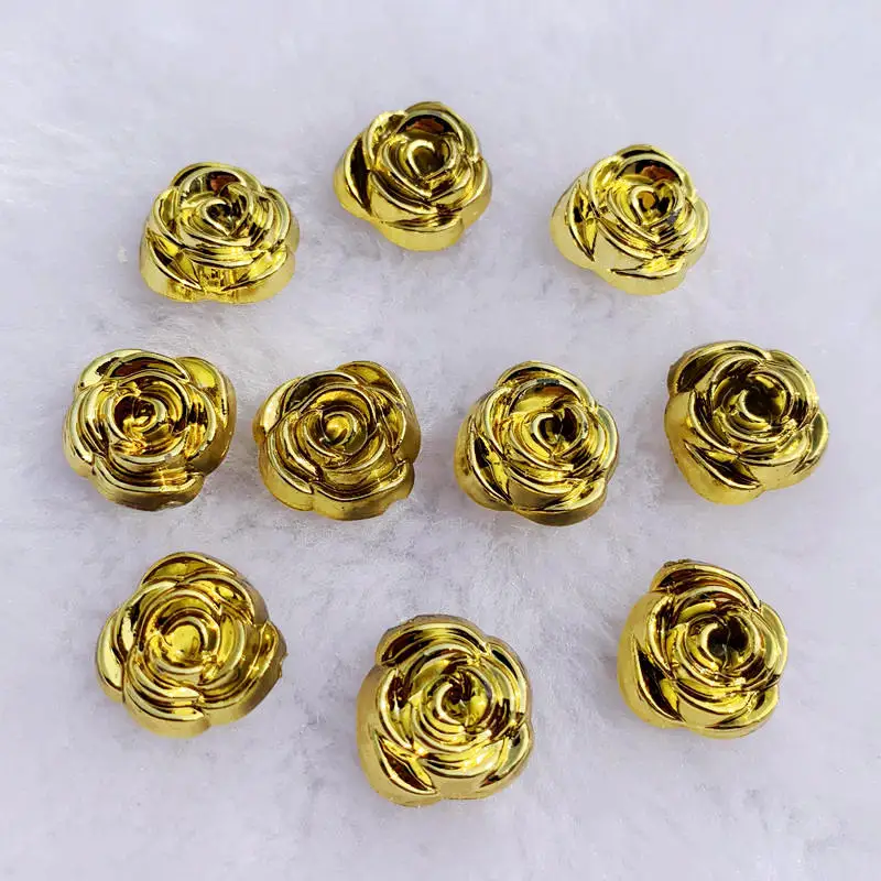 40 pièces 14mm or Rose fleurs  - Embellishment Glue Craft avis et prix