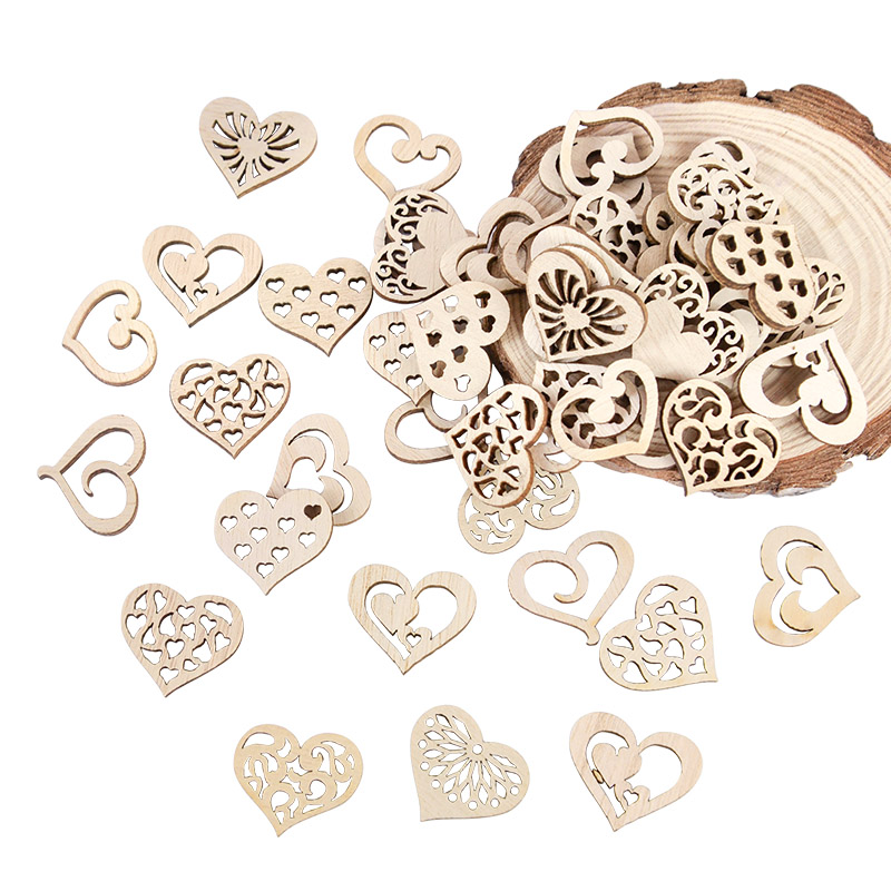 50/100 pièces motif de coeur c - Embellish Craft avis et prix