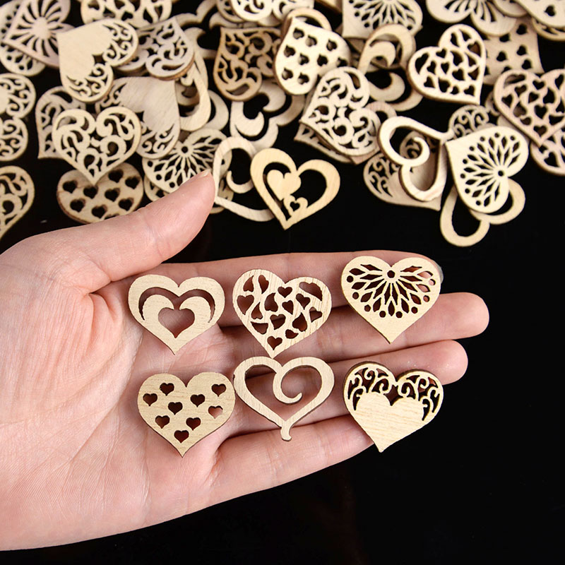 50/100 pièces motif de coeur c - Embellish Craft avis et prix
