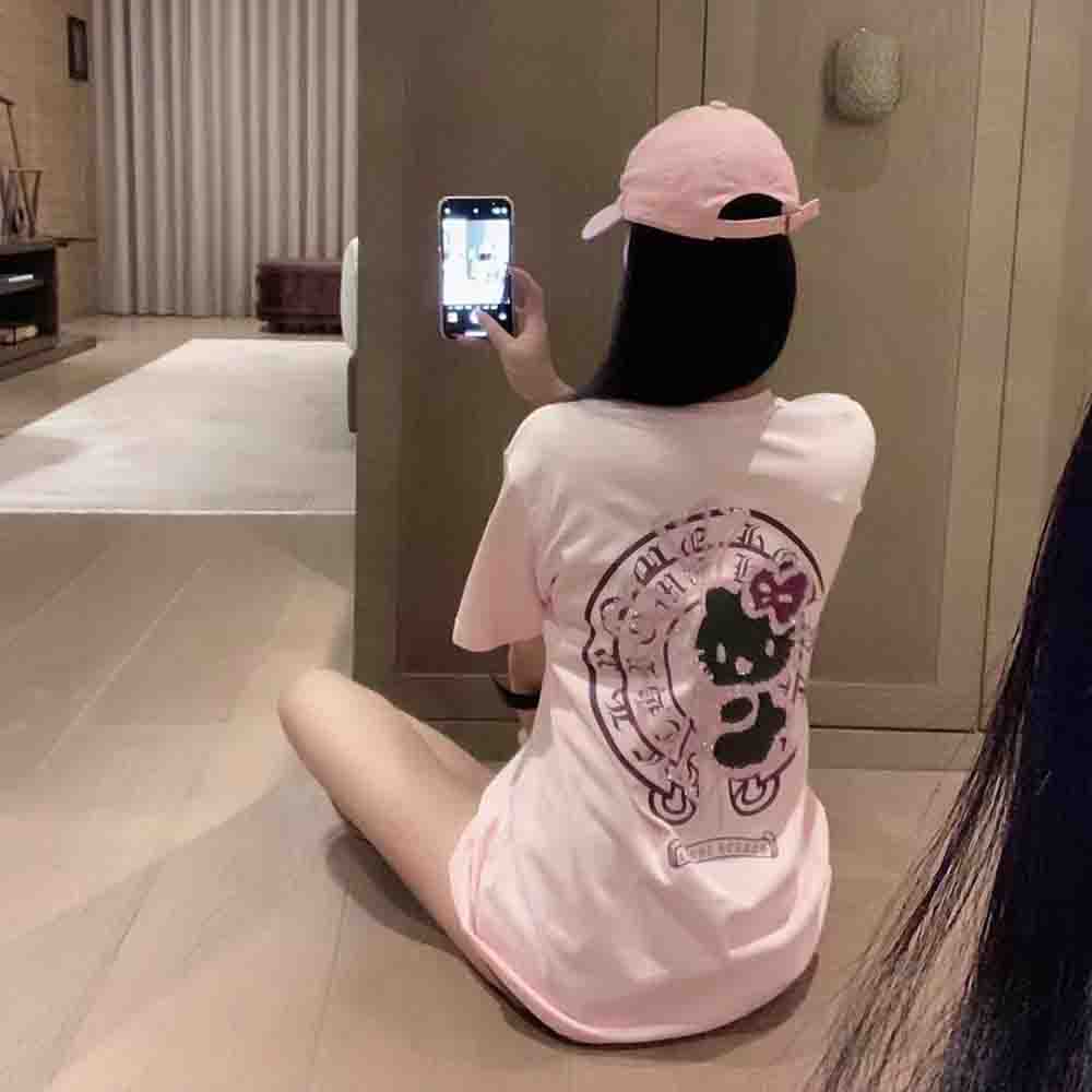 T-shirt imprimé diamant Hello  - Embellish Knit avis et prix