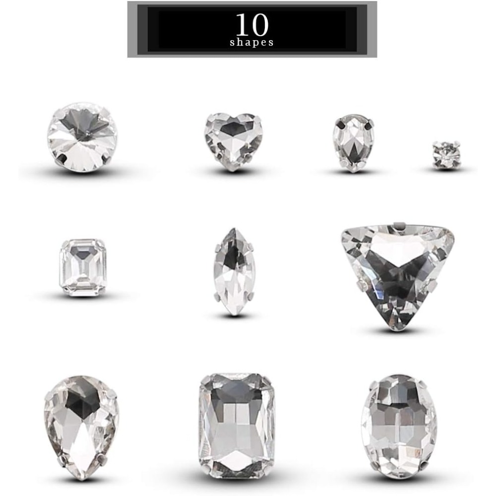 100 strass en verre à coudre a - Sew On Rhinestone avis et prix