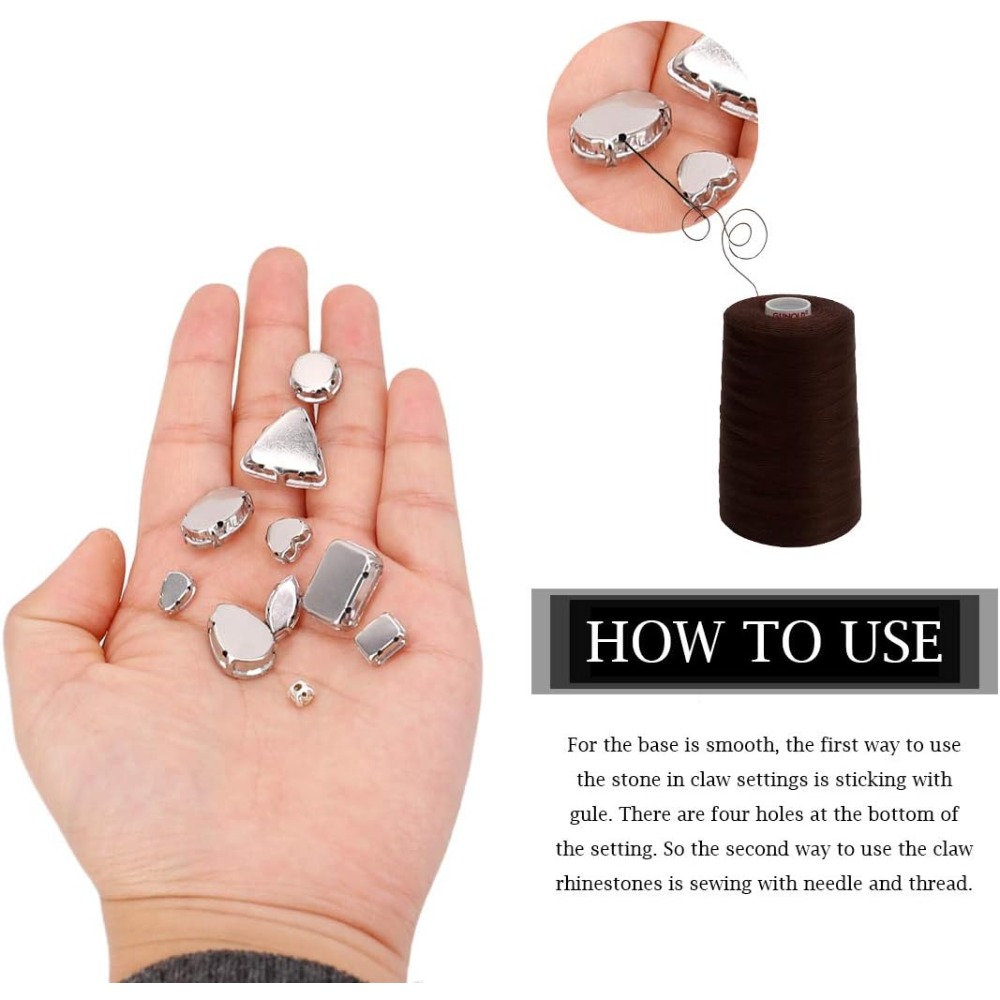 100 strass en verre à coudre a - Sew On Rhinestone avis et prix