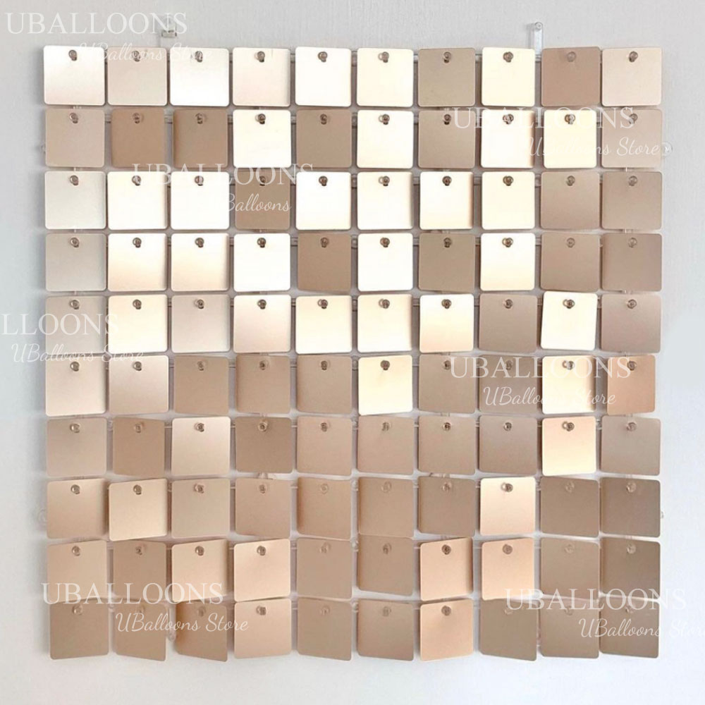 Panneaux de paillettes dorées  - Sequin Fabric Panel avis et prix