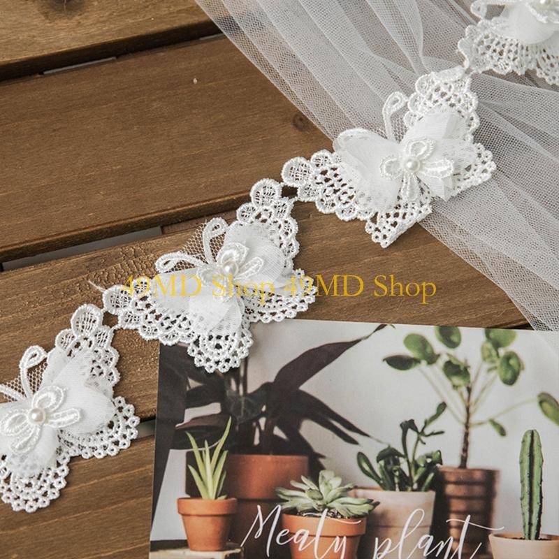 Nœud papillon brodé en dentell - Lace Ribbon Trim avis et prix