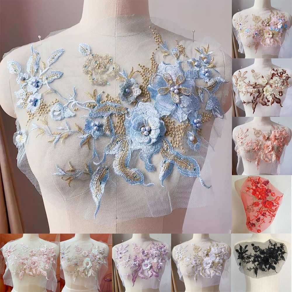 Tissu en dentelle perlée à fle - Embellishments For Scrapbooking avis et prix