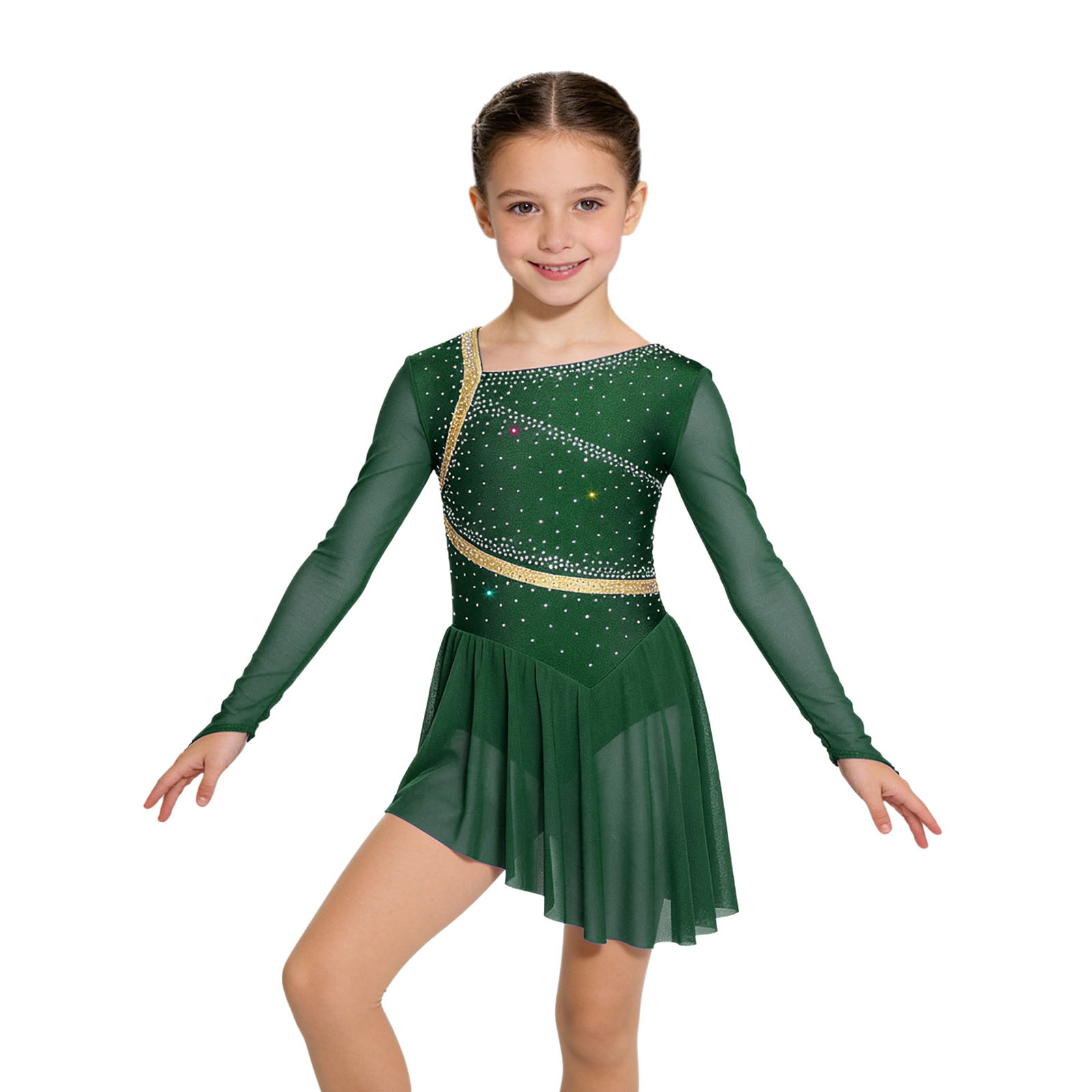 Robe de danse lyrique et conte - Rhinestone Banding Trim avis et prix