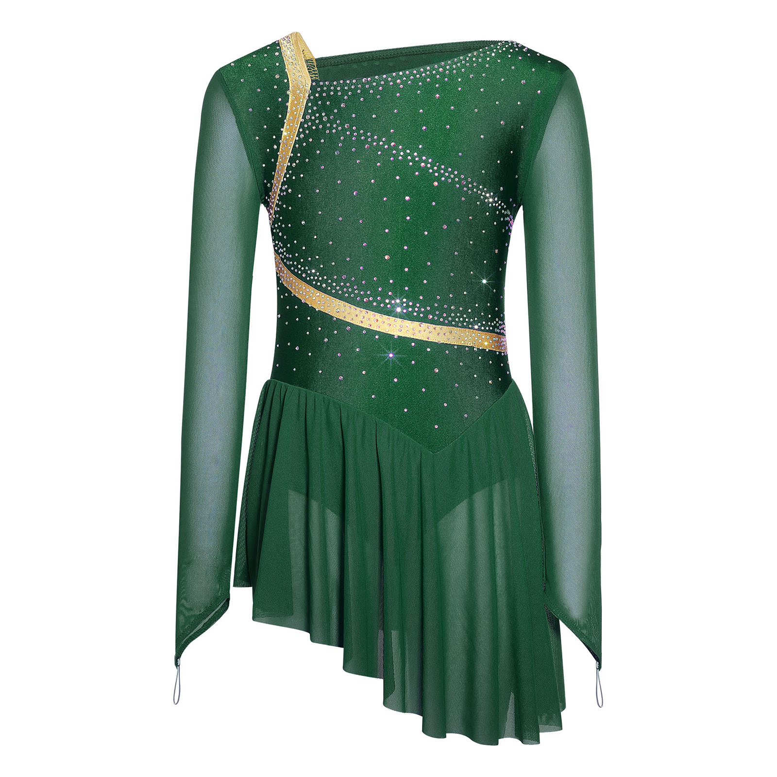 Robe de danse lyrique et conte - Rhinestone Banding Trim avis et prix