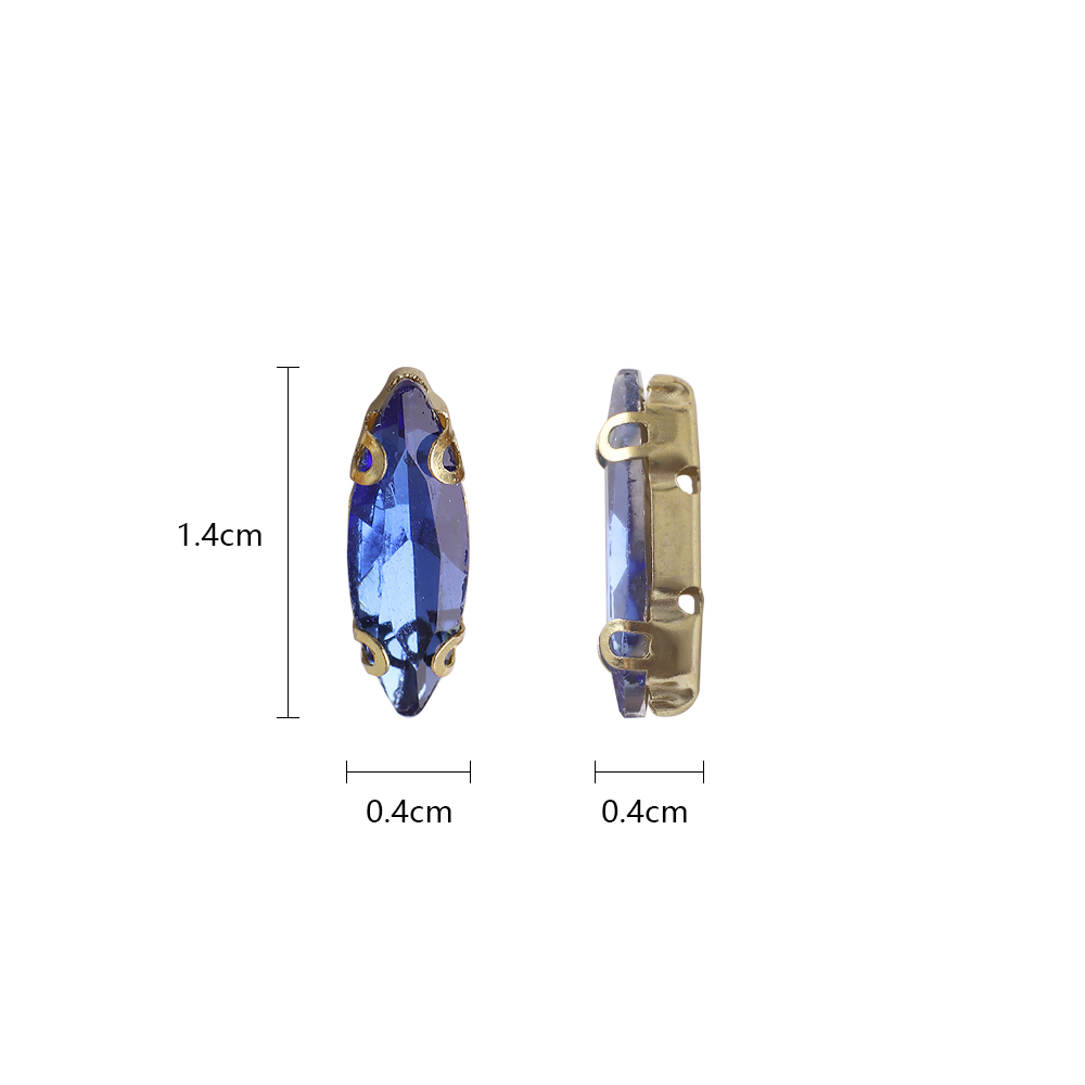 Pierre de verre en cristal d'o - Sew On Rhinestone avis et prix