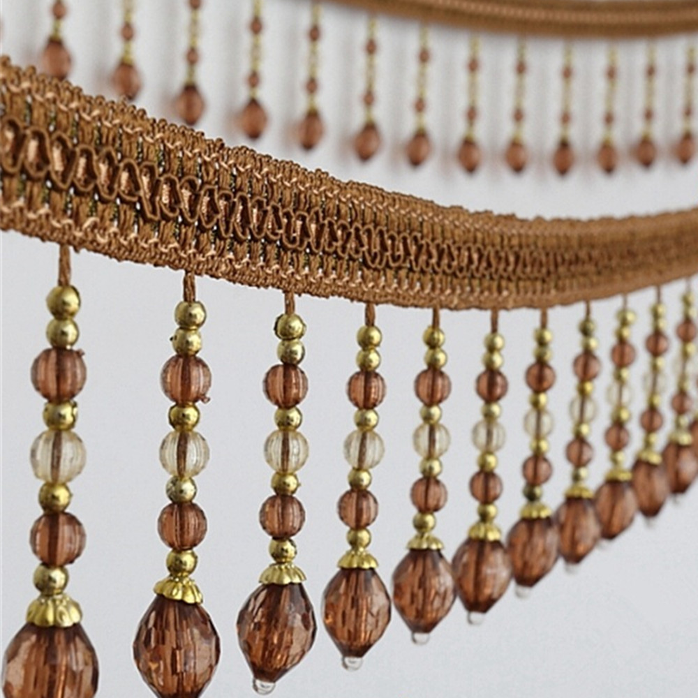 Briaded Face Beads Tassel Frin - Fringe Ribbon Sewing avis et prix