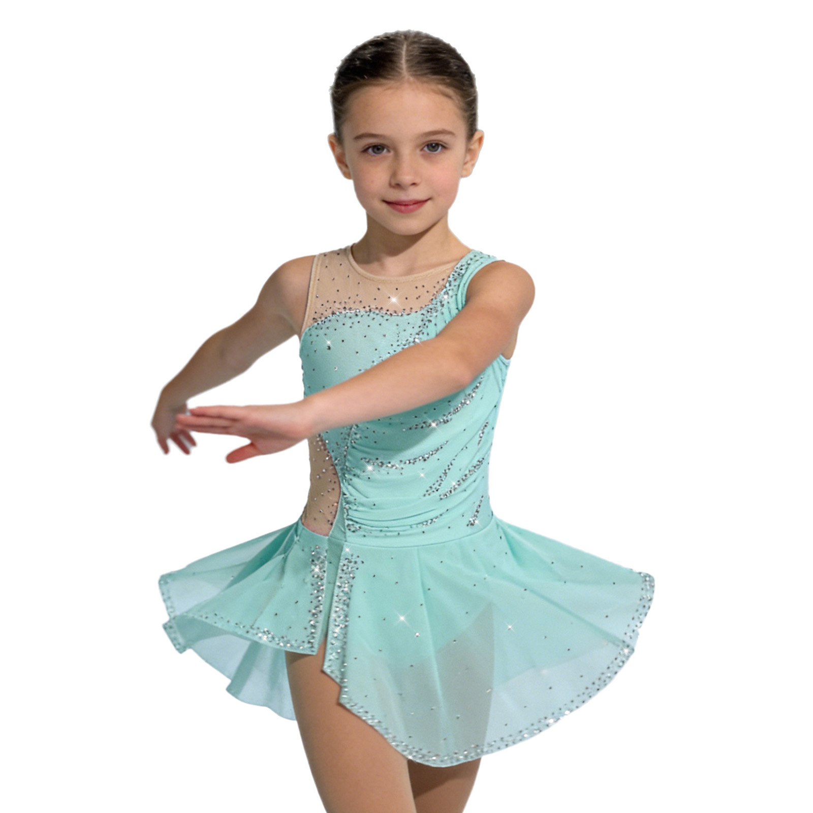 Costume de danse sur glace pou - Rhinestone Banding Trim avis et prix