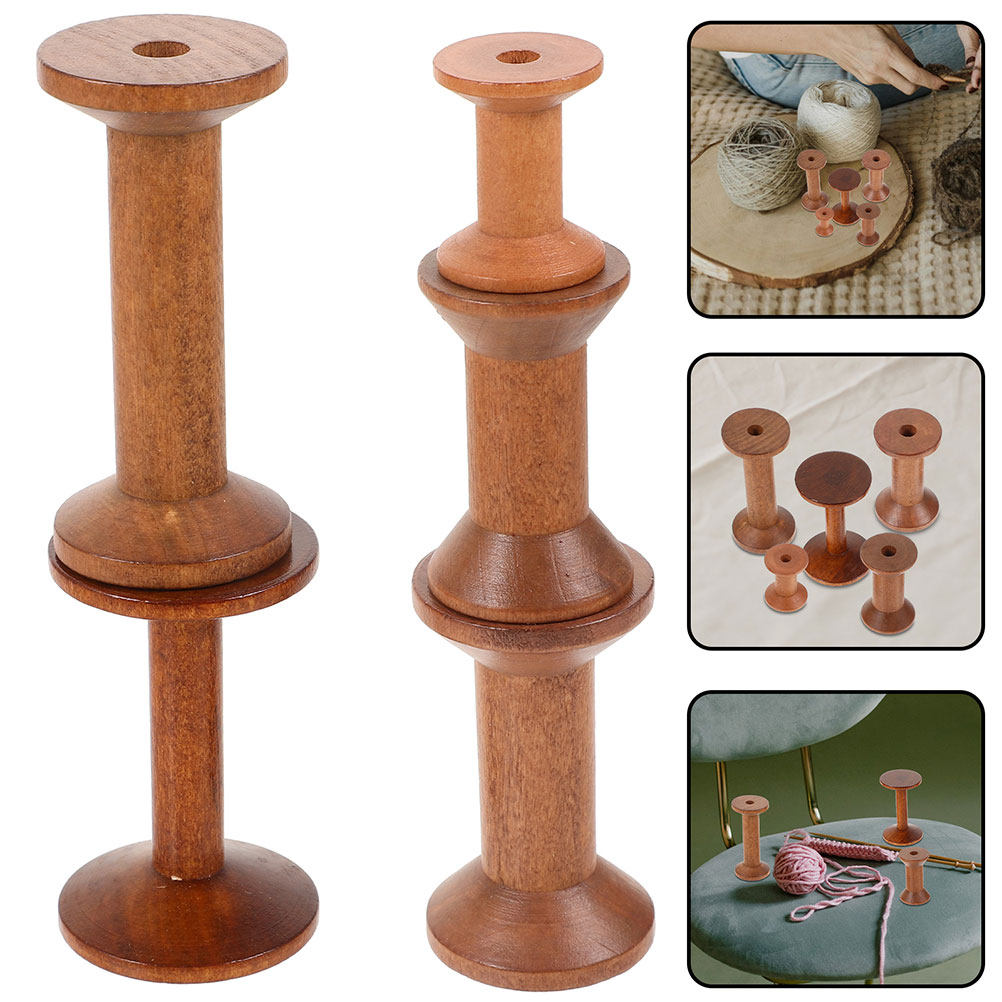 7 bobines en bois vintage vide - Embroidery Craft avis et prix