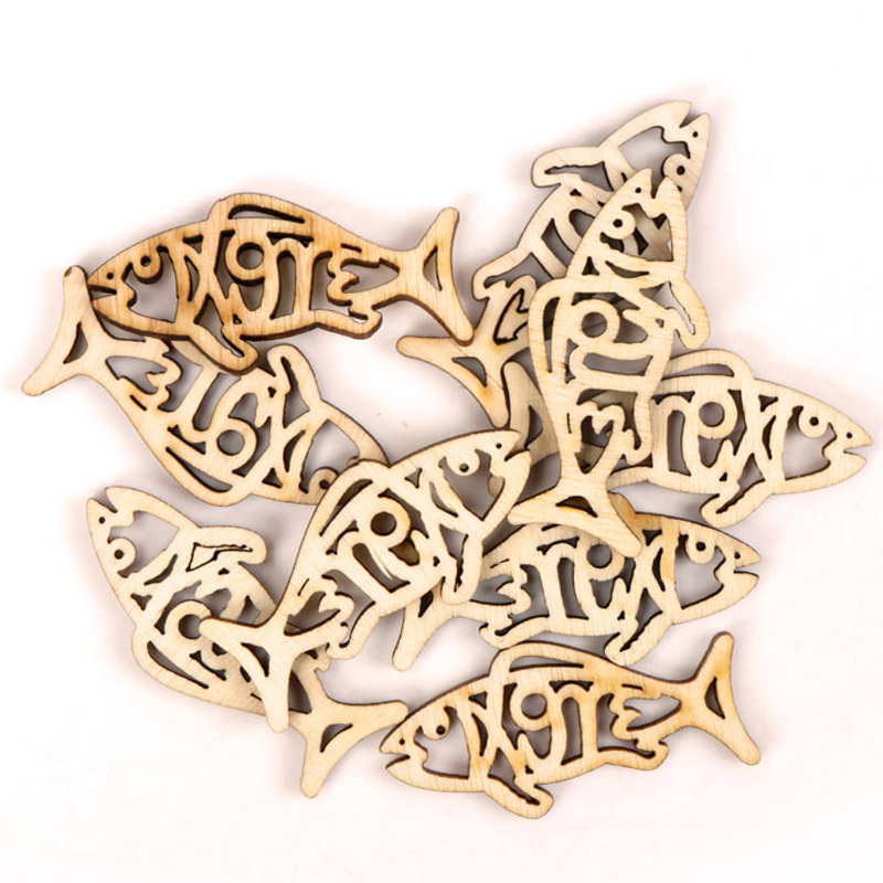 Mignon Poisson en Bois en Form - Embellish Craft avis et prix