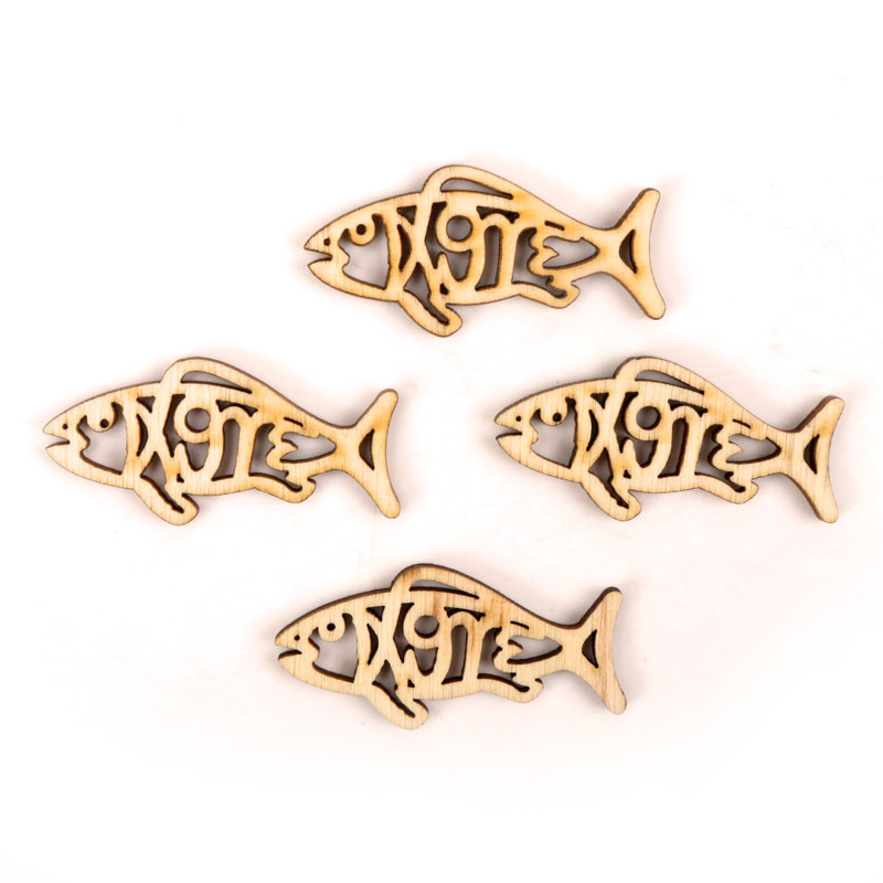Mignon Poisson en Bois en Form - Embellish Craft avis et prix