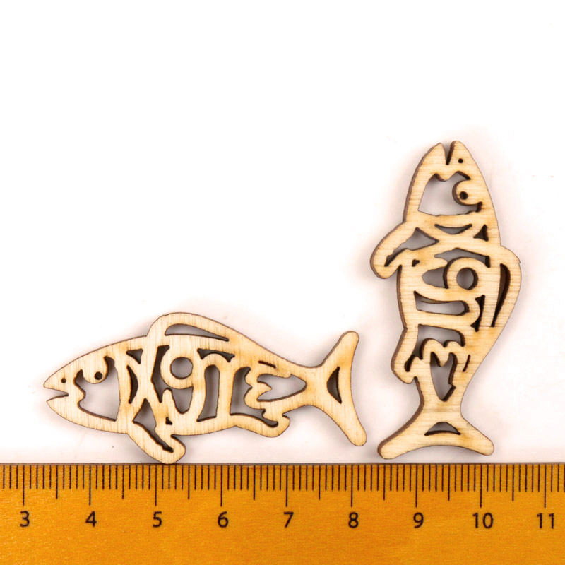Mignon Poisson en Bois en Form - Embellish Craft avis et prix