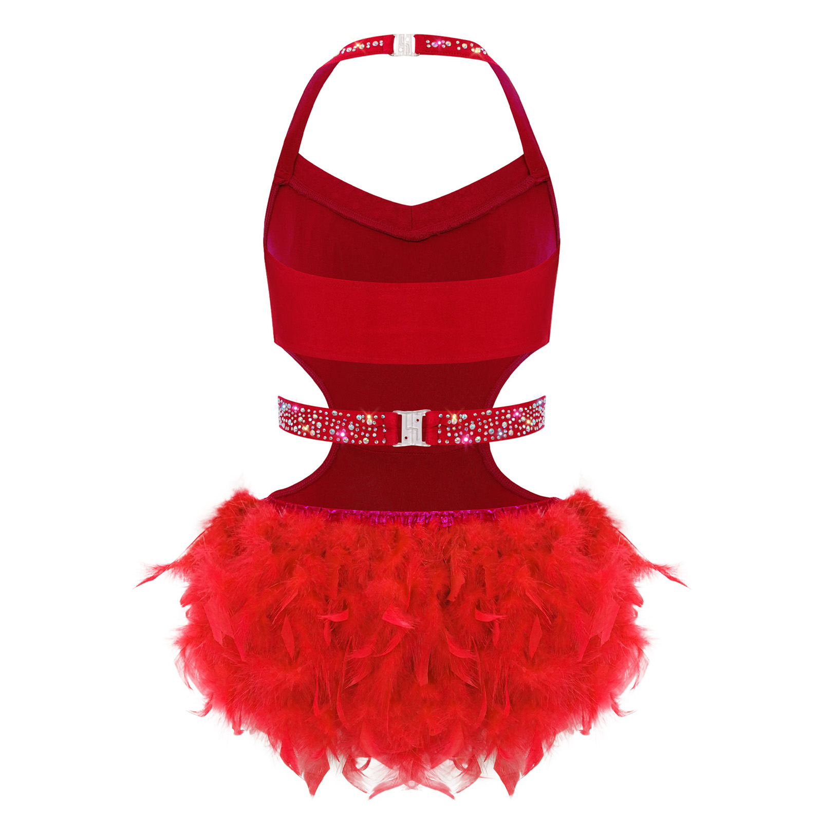 Costume de danse Jazz latine p - Rhinestone Banding Trim avis et prix