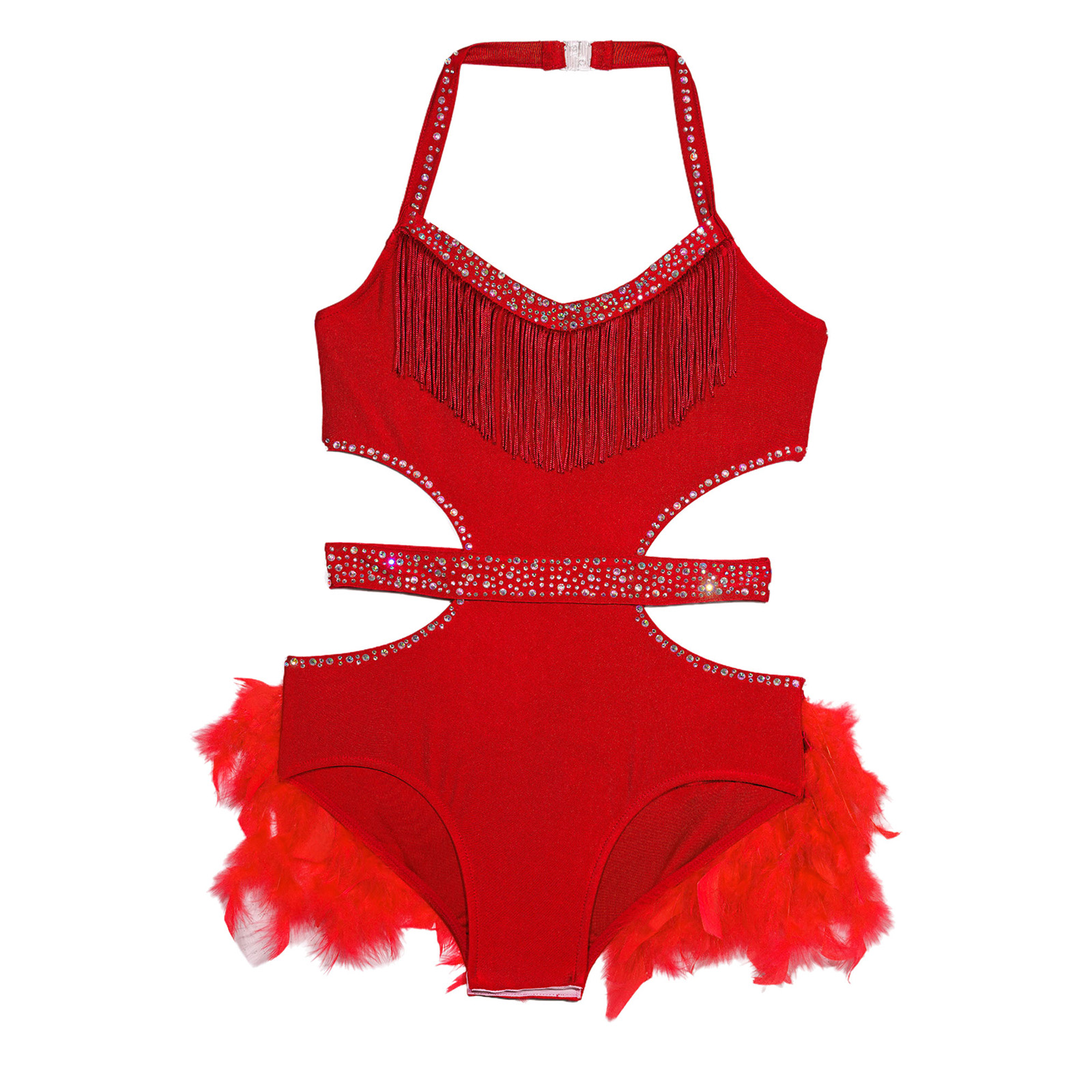 Costume de danse Jazz latine p - Rhinestone Banding Trim avis et prix