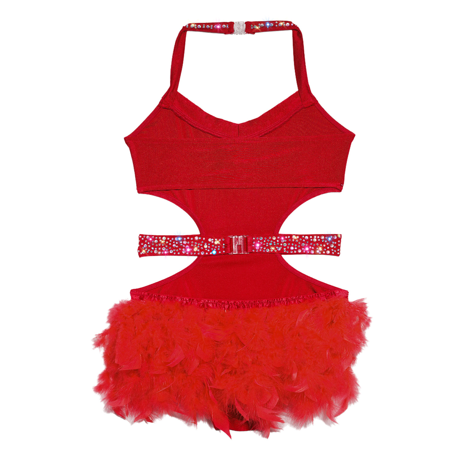 Costume de danse Jazz latine p - Rhinestone Banding Trim avis et prix
