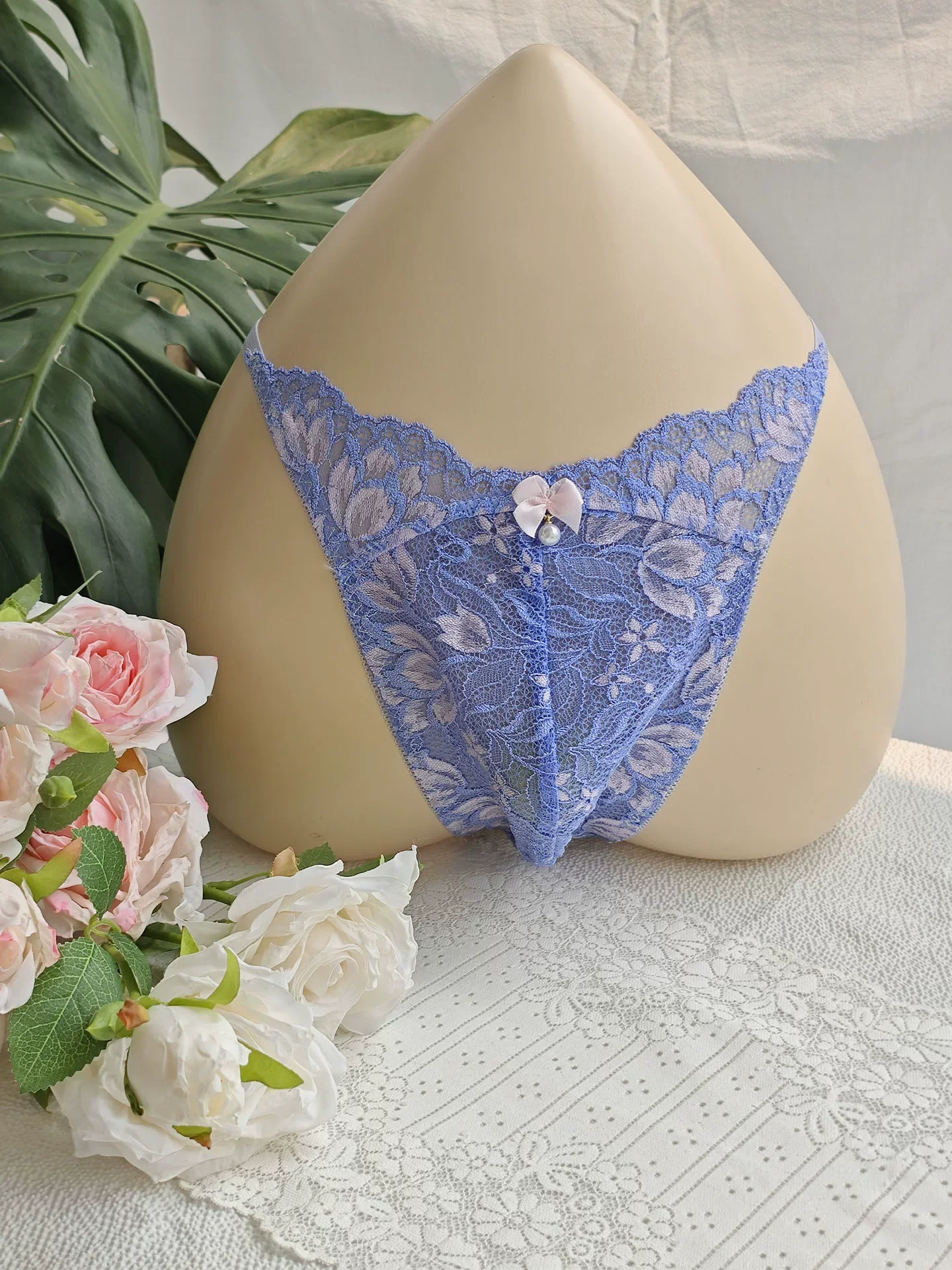 Slip homme en dentelle noire b - Embroidery Embellishments avis et prix
