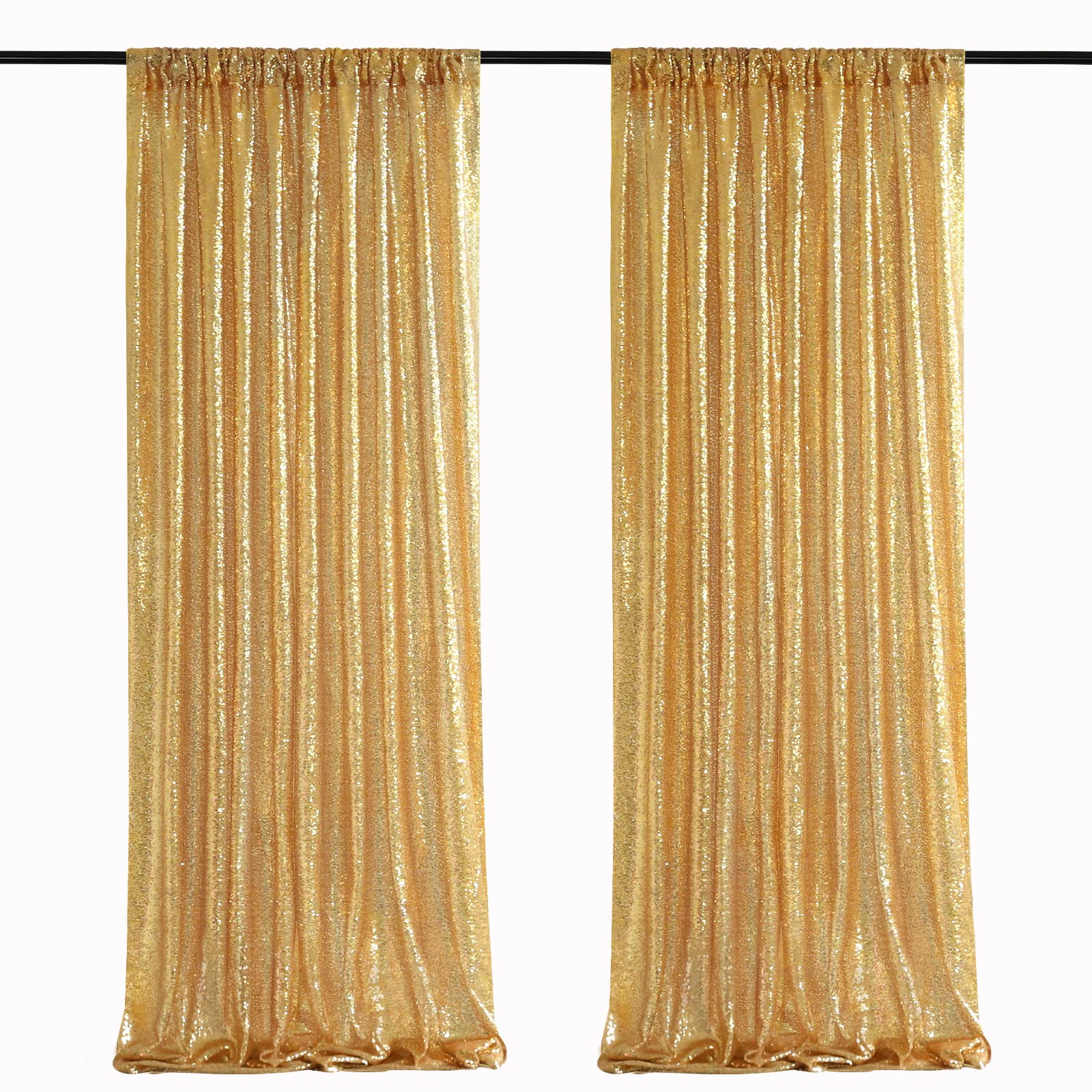 Panneaux de rideau de toile de - Sequin Fabric Panel avis et prix