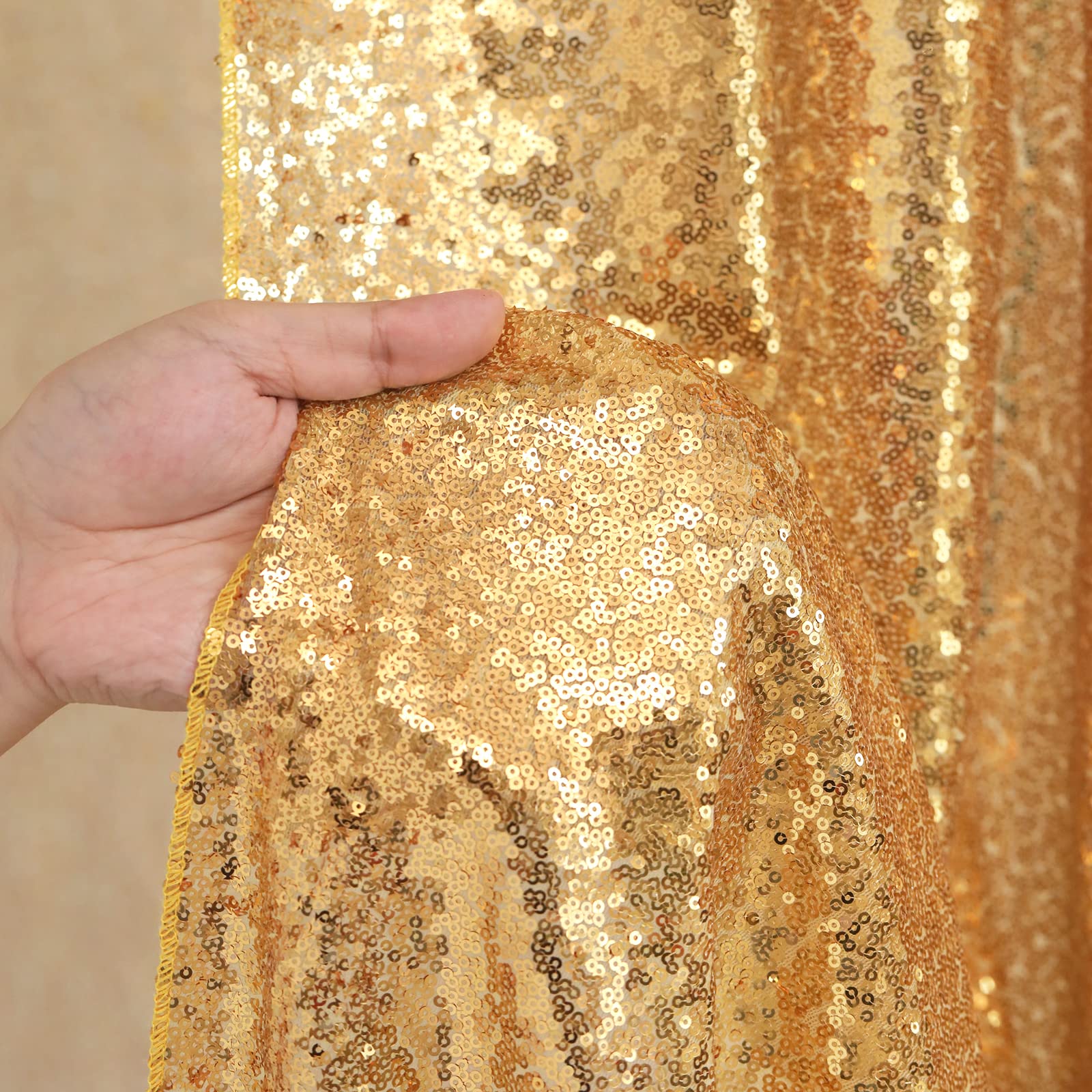 Panneaux de rideau de toile de - Sequin Fabric Panel avis et prix