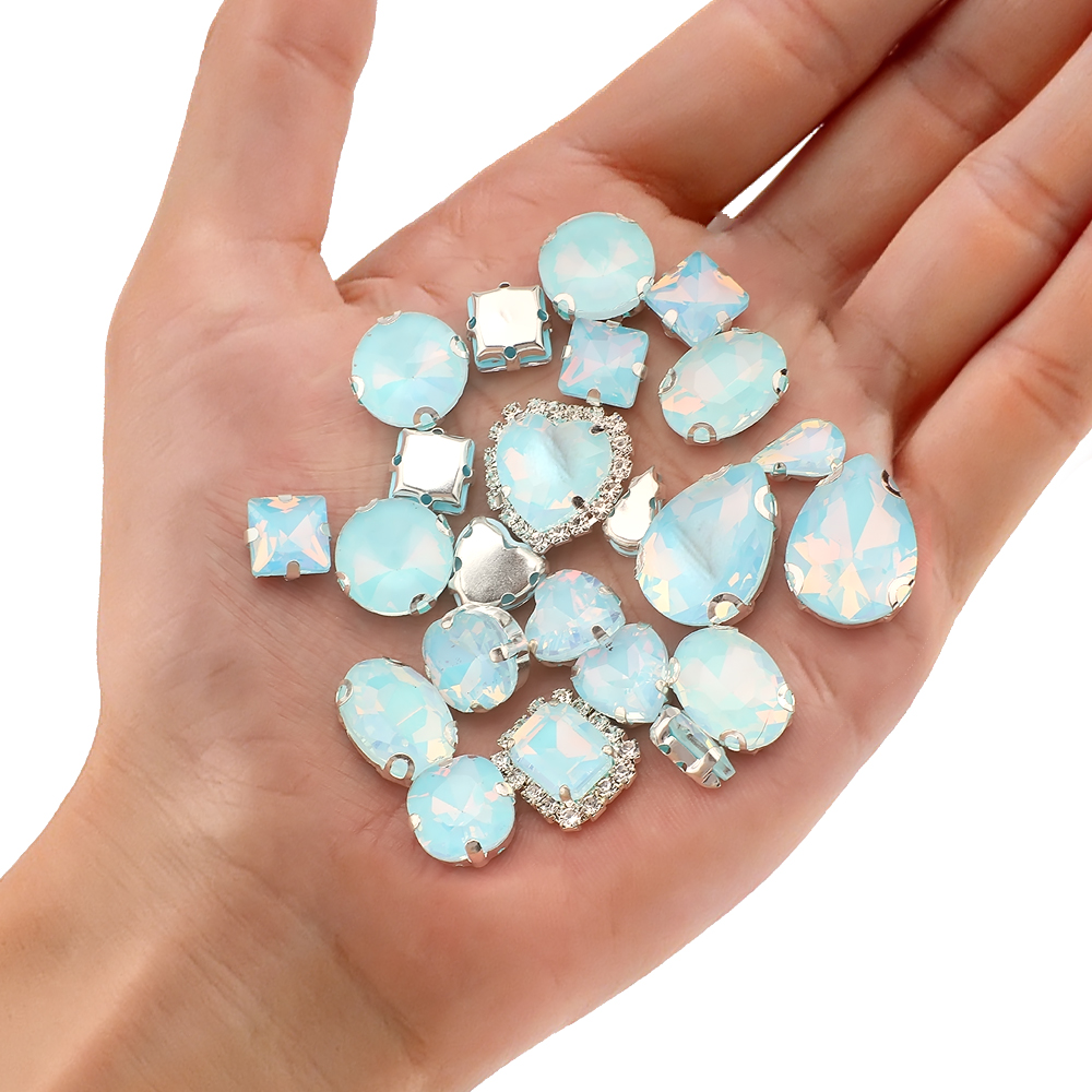 Strass à griffes en verre opal - Sew On Rhinestone avis et prix