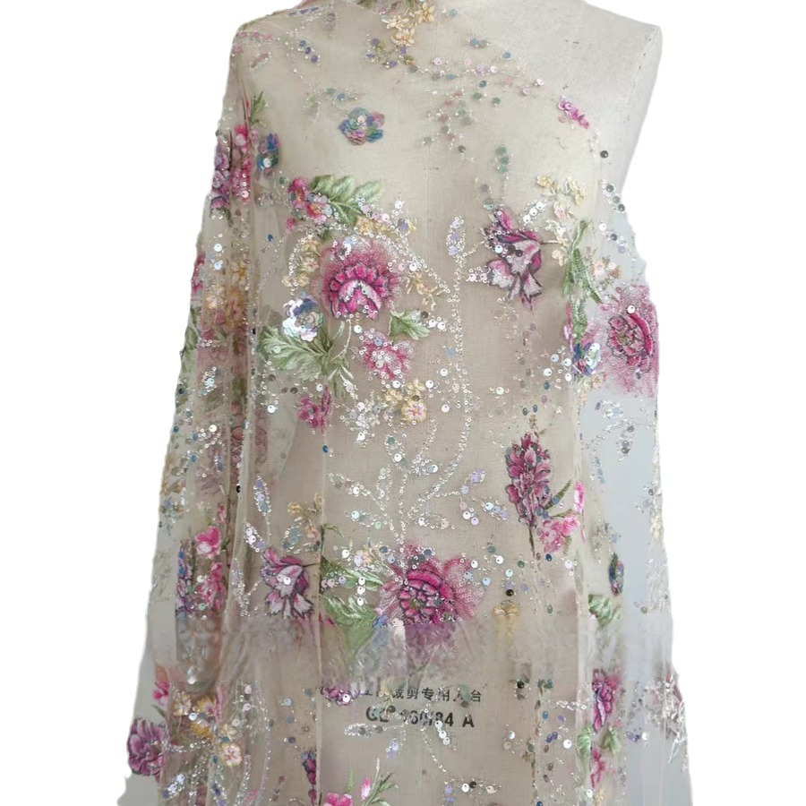 Tissu en dentelle perlée de lu - Embellish Knit avis et prix
