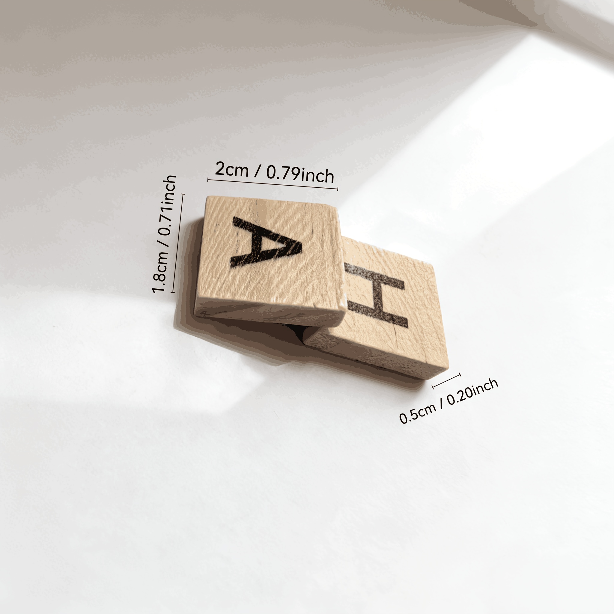 100 cubes de lettres en bois p - Embellish Craft avis et prix